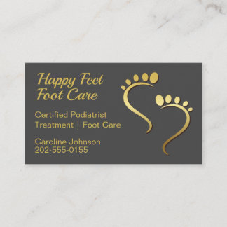 Chiropodist Podiatrist Pedicure Foot Care Business Card