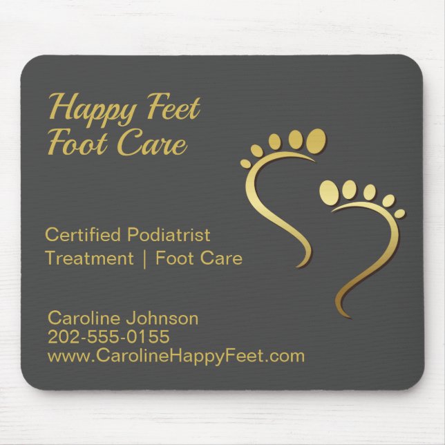 Chiropodist Podiatrist Pedicure Foot Care Mouse Mat (Front)