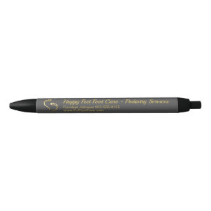 Chiropodist Podiatrist Pedicure Promotional Black Ink Pen