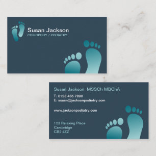 Chiropody Business Card