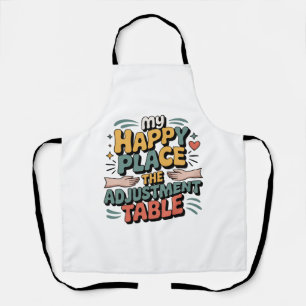 Chiropractic Adjustment Bliss for Back Pain Relief Apron