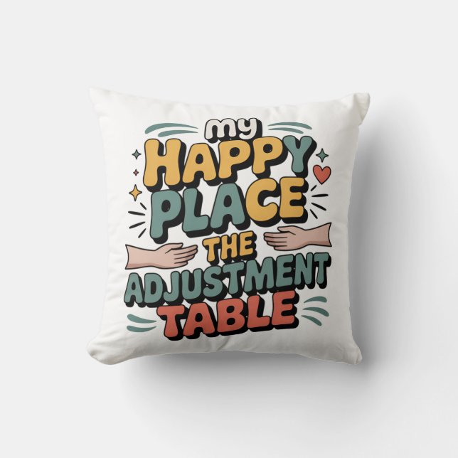 Chiropractic Adjustment Bliss for Back Pain Relief Cushion (Front)