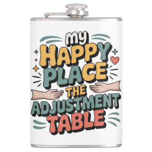Chiropractic Adjustment Bliss for Back Pain Relief Hip Flask