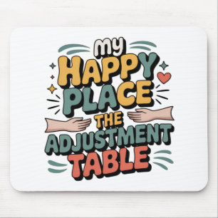 Chiropractic Adjustment Bliss for Back Pain Relief Mouse Mat