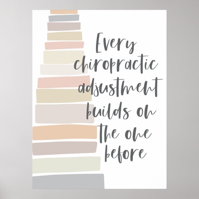 Chiropractic Adjustment Poster, Chiropractic  Poster (Front)