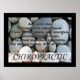 Chiropractic Adjustments Quotes Sayings Poster