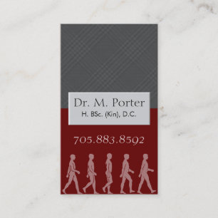 Chiropractic and Medical Business Card - Monogram