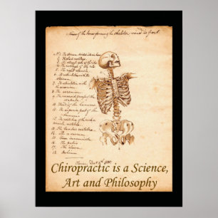 Chiropractic Art Quote Poster
