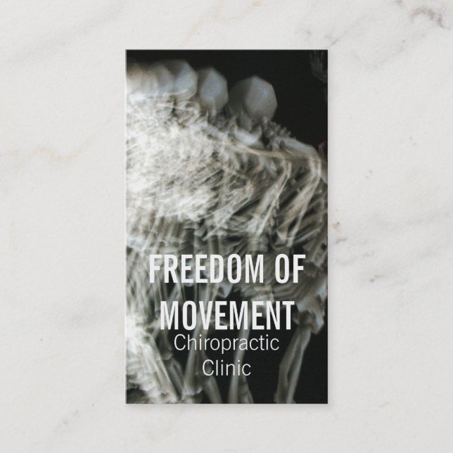 Chiropractic Business Cards (Front)