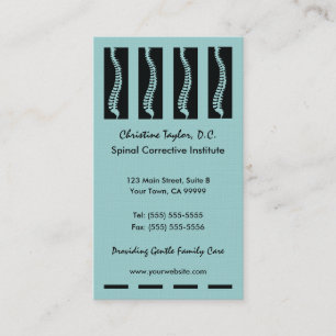 Chiropractic Business Cards