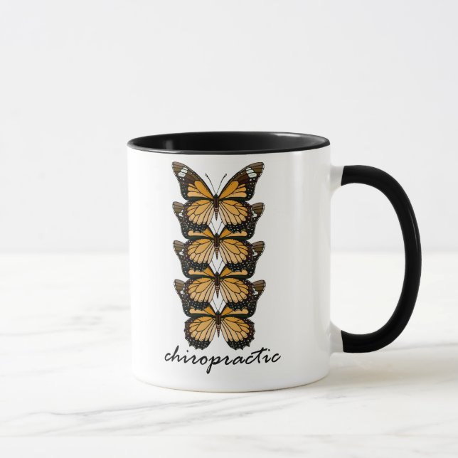 Chiropractic Butterflies Mug (Right)