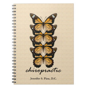 Chiropractic Butterflies Notebook