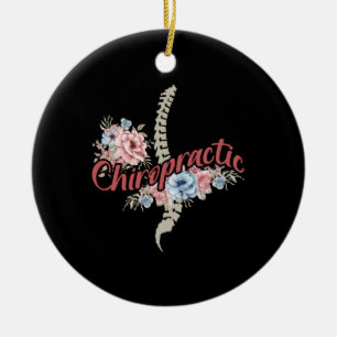 Chiropractic Ceramic Tree Decoration