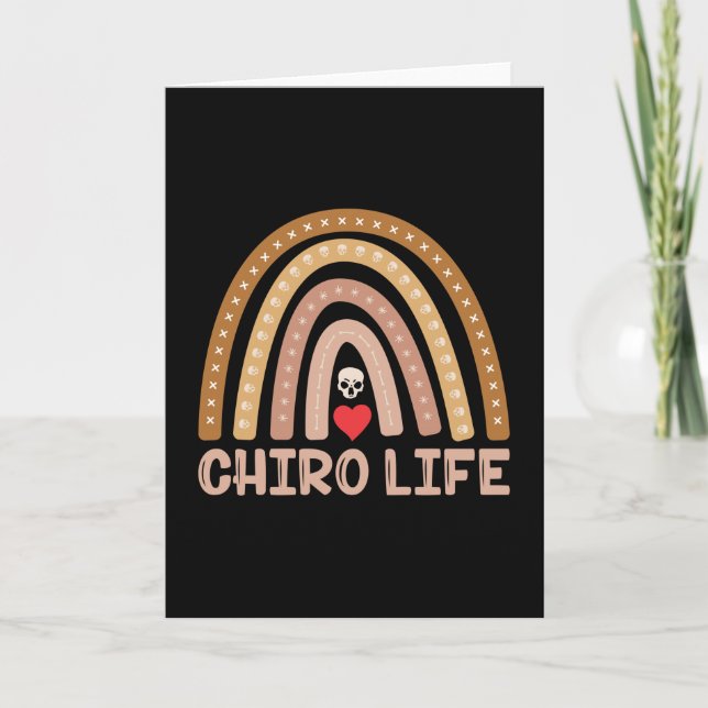 Chiropractic Chiro Life Spine Chiropractor Card (Front)