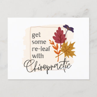 Chiropractic, Chiropractor, Chiropractic  Postcard