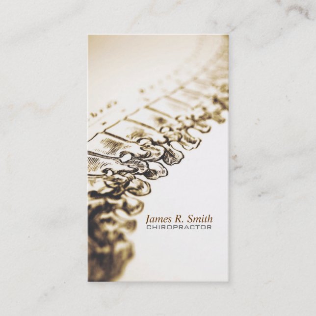 Chiropractic, Chiropractor, Health Clinic Business Card (Front)