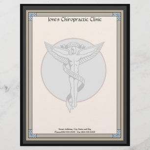 Chiropractic Chiropractor Letterhead Design