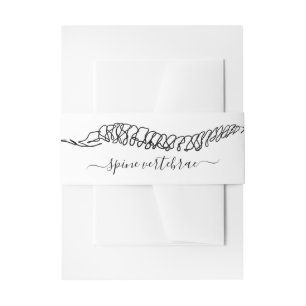 Chiropractic Chiropractor Massage Manual Therapist Invitation Belly Band