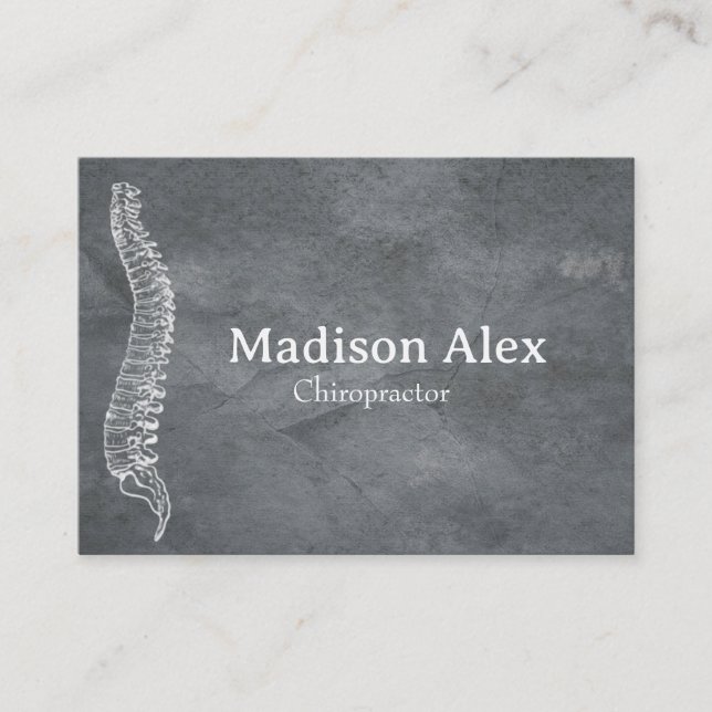 Chiropractic Chiropractor Massage Spa Therapist  Business Card (Front)