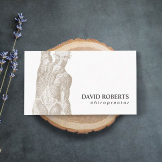 Chiropractic Chiropractor Massage Therapy Business Card