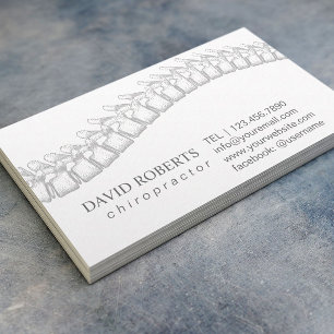 Chiropractic Chiropractor Therapist Appointment Card
