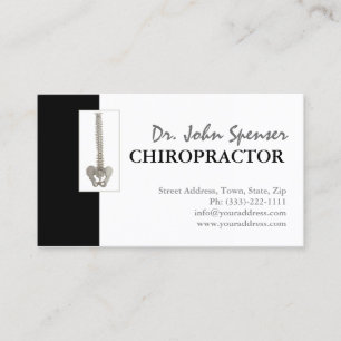 Chiropractic Chiropractor Vertebrae Medical Card