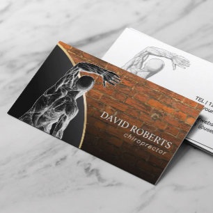 Chiropractic Clinic Professional Chiropractor Business Card
