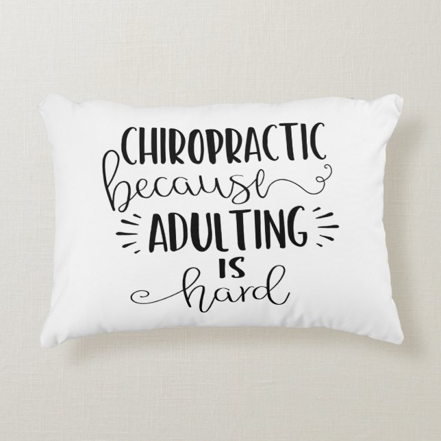 Chiropractic Decorative Cushion (Front)