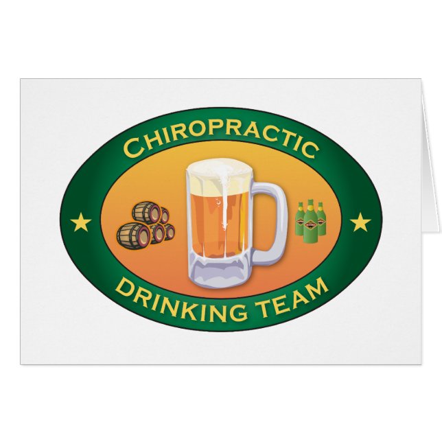 Chiropractic Drinking Team (Front Horizontal)