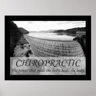 Chiropractic Heals the Body Quotes Sayings Poster