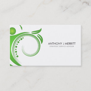 Chiropractic Health Man Business Card