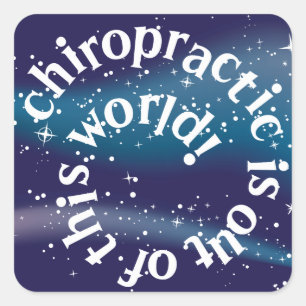 Chiropractic Is Out of this World Kids Stickers