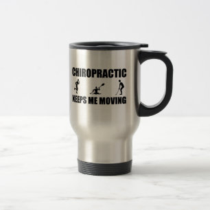 Chiropractic Keeps Me Moving (men) Travel Mug