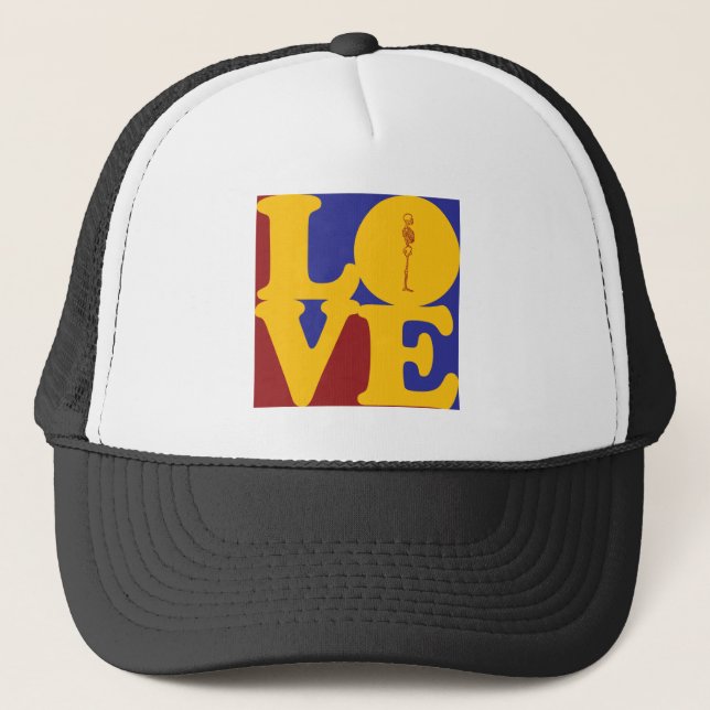 Chiropractic Love Trucker Hat (Front)
