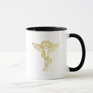 Chiropractic Medial Symbol Gold Outline Mug