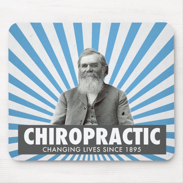 Chiropractic mousepad - D.D. Palmer (Front)