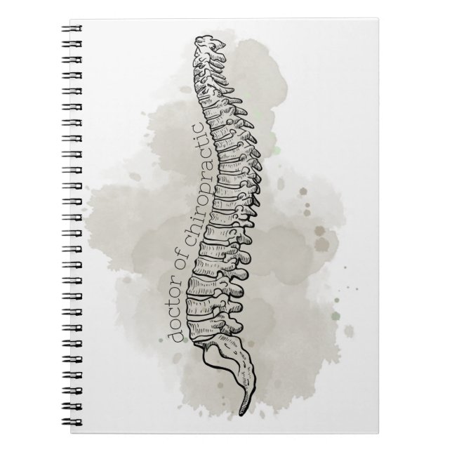 Chiropractic Notebook, Chiropractor, Chiro Gift,  Notebook (Front)