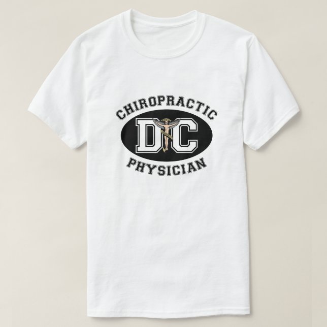 Chiropractic Physician T-Shirt (Design Front)