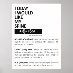 Chiropractic Poster, Chiropractic Art, Chiro  Poster