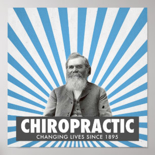 Chiropractic poster - D.D. Palmer