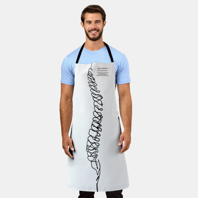 Chiropractic Professional Chiropractor Chiro Apron (Worn)