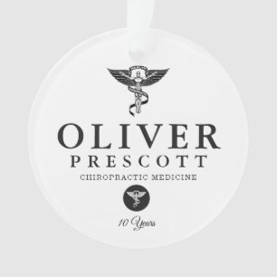 Chiropractic Professional Graduation   Retirement Ornament