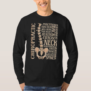 Chiropractic Quote Spine Therapy Therapist Chiropr T-Shirt