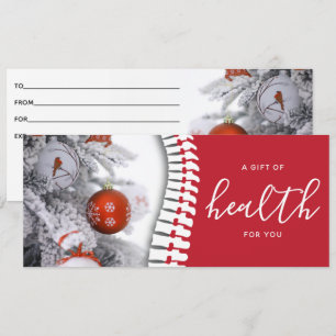 Chiropractic Red Spine Holiday Gift Certificate