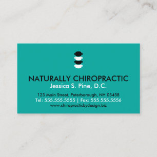 Chiropractic Side Effects May Include Chiropractor Business Card