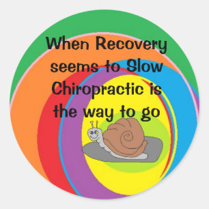 Chiropractic Snail sticker