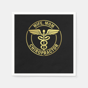 Chiropractic Spine Doctor Physical Therapist Gift  Napkin
