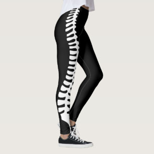 Chiropractic spine leggings with customisable name