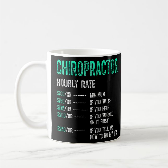 Chiropractic Spine Treatment Spinal Chiropractor   Coffee Mug (Left)