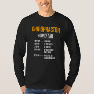 Chiropractic Spine Treatment Spinal Chiropractor   T-Shirt